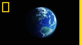 Rotating Earth Visualization 720p [upl. by Anawaj]