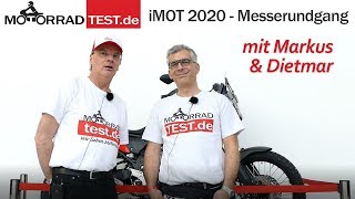 iMOT Motorradmesse München 2020  Messerundgang mit Markus und Dietmar [upl. by Ecinahs]