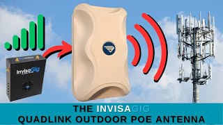 InvisaGig QuadLink Antenna  Outdoor PoE Antenna Enclosure [upl. by Yltsew]