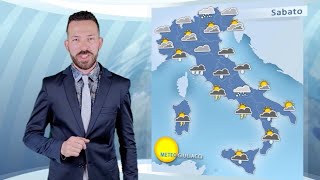 Meteo weekend 23 aprile Torna linverno con freddo e neve [upl. by Atined]