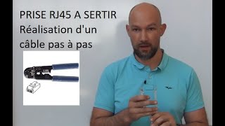 Sertir une prise fiche RJ45 [upl. by Ysiad183]