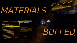 Elite Dangerous MASSIVE Materials Improvement Type8 Update [upl. by Mick222]