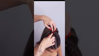 How to do a ponytail with a tight braid hairtutorial ponytailstyles tightbraid [upl. by Erreid]