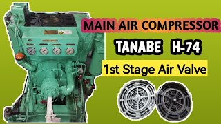 HOW TO REPLACE 1ST STAGE AIR VALVE TANABE AIR COMPRESSOR VLOG 018 [upl. by Toille]