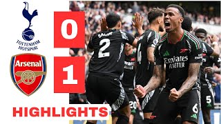 Arsenal vs Tottenham HIGHLIGHTS 01  Gabriel Goal vs Tottenham [upl. by Arikehs]