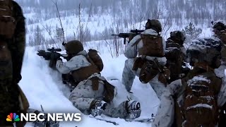 An exclusive look at US Marines training in the Arctic [upl. by Tecu200]