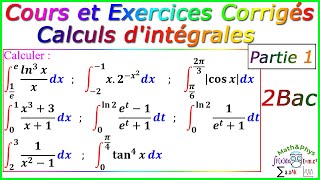 Calculs dintégrales  Cours et Exercices Corrigés  2Bac – Partie1 [upl. by Sybilla912]