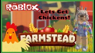 Farmstead  Buying Chickens  ROBLOX [upl. by Correna]