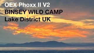 Oex Phoxx II V2 BINSEY wild camp English Lake District UK [upl. by Assennej]