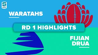 Super Rugby Pacific  Waratahs v Fijian Drua  Round 1 Highlights [upl. by Lan385]