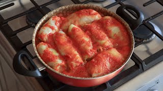 Rollitos de repollo con carne molida de res 🤤 [upl. by Lehcar768]