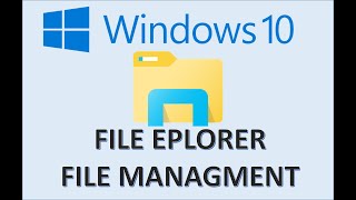 Windows 10  File Explorer amp Management  How to Organize Computer Files and Folders System Tutorial [upl. by Llecrep]