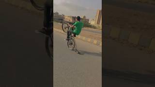 Brakit In Cycle One Wheeling 🤙🏼 punjabi punjabisong music stunt viral onewheeling [upl. by Eissat243]