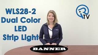 Banner WLS282 Dual Color LED Strip Light [upl. by Koeppel]