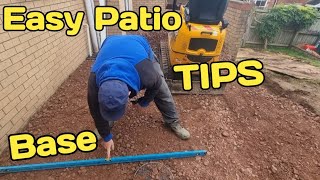 Patio Base Easy steps to follow [upl. by Ladnik]