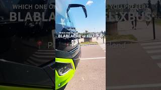 Paris to Anywhere part of EUROPE BLABLACAR or FLiXBUS blablacar flixbus bus youtubeshorts 303 [upl. by Shanahan686]