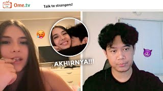 Gak Nyangka Aura Orang Indo Bisa Bikin Bule Nyaman  Ome TV Internasional  Omegle [upl. by Orion]