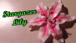 Polymer Clay Flowers Stargazer Lily Tutorial [upl. by Zalucki]