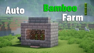 NEW UPDATED Bamboo Farm in Minecraft 121 Easy [upl. by Pacifa]