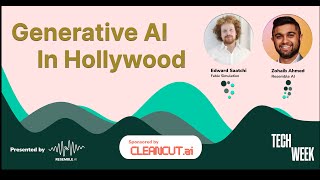 Generative AI in Hollywood  TechWeek SF 2023 [upl. by Auqinahs]