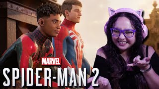 Friendly Neighborhood SpiderMen  Marvels SpiderMan 2 Part 1  First Playthrough  AGirlAndAGame [upl. by Recnal]