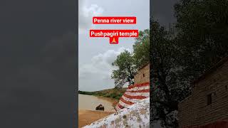 Penna river view Pushpagiri temple🙏 [upl. by Banebrudge]