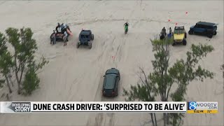 SUV driver surprised to be alive after crash at Silver Lake Sand Dunes [upl. by Past336]