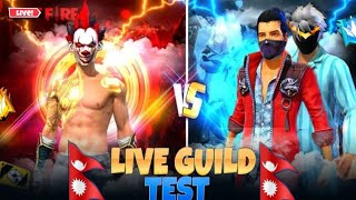 Free Fire Guild test  BD Server Live  FF BD Server Live  FF Nepal Live  FF Live Custom Room [upl. by Rooney]