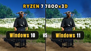 Windows 10 22H2 vs Windows 11 24H2  Ryzen 7 7800x3D  Zen4 [upl. by Aicilaana568]