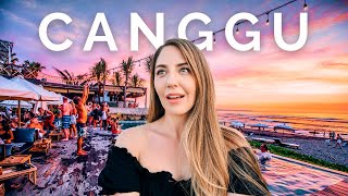 48 Hours exploring CANGGU in Bali 🇮🇩 Is it worth visiting [upl. by Cirdek]