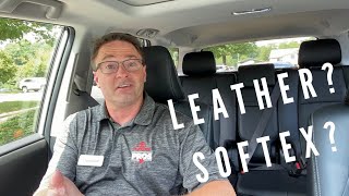 Leather Seats vs SofTex Seats  How to Pick the Best One for You [upl. by Airamahs]