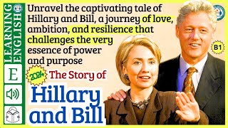 learn English through story level 3 🍁 hillary and bill clinton  WooEnglish [upl. by Arawaj]