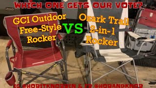 GCI Freestyle Rocker vs OzarkTrail 2in1 Rocker [upl. by Yehus]