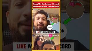 Naezy Instagram Live Watching RECORD 🤯 first live after out from Bigg Boss boss naezy [upl. by Verger]