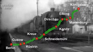 Die Ostbahn von Berlin nach Königsberg [upl. by Eus]