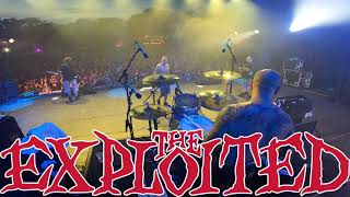 The Exploited  Never Sell Out  Live at VampB Fest DRUM CAM [upl. by Hime]