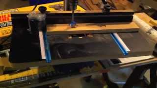 Harbor Freight Drill Press Extension Table with Fence Review and Demo [upl. by Thurston529]