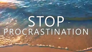 Hypnosis to Stop Procrastination Overcome Anxiety Perfectionism amp Stop Procrastinating [upl. by Airekahs]