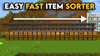 BEST Item Sorter For Minecraft 121  Minecraft Automatic Items Sorter  Java amp Bedrock [upl. by Mcclimans]