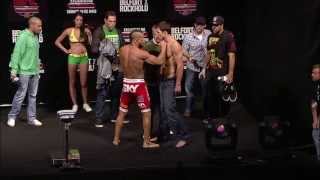 UFC on FX 8 Belfort vs Rockhold Weighin Highlight [upl. by Yllom]