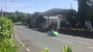 Isle of Man TT Sidecar RacingBirchall Brothers Extreme Fast Racing Union Mills 362019 [upl. by Llertnod]