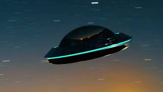 UFO 3D Animation in Blender [upl. by Atiruam]