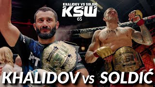 KSW 65 Mamed Khalidov vs Roberto Soldić [upl. by Kurth245]