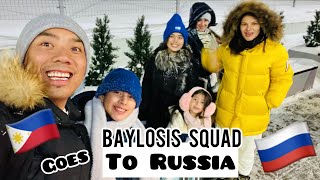 Filipino Russian Family Goes to RUSSIA in WINTER [upl. by Drarrej]