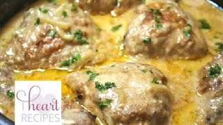 Southern Smothered Chicken with Gravy  I Heart Recipes [upl. by Reiners]