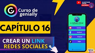 🟦Curso De Genially  Capítulo 16 Crear un Link para redes Sociales en Genially 2023🥇🥇 [upl. by Eniloj]