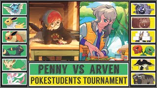 PENNY vs ARVEN  Pokémon Students Tournament Battle 6 [upl. by Hacim254]