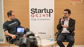 Mërgim Cahani Gjirafa at Startup Grind Tirana [upl. by Eiramnwad459]