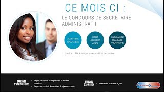 Le concours à saisir du mois  octobre  secrétaire administratif [upl. by Lady]