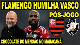 FLAMENGO HUMILHA E AFUNDA VASCO NO Z4 PÓS JOGO MENGÃO X VASCO DIRETO DO MARACANÃ BRASILEIRÃO 2023 [upl. by Orihakat]